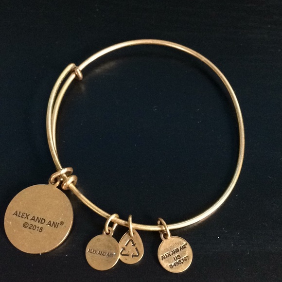 Alex and Ani Gold Cancer Star Sign Bracelet - Picture 3 of 3